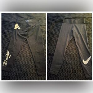 Calvin Klein and Nike Black women Performance Leggings